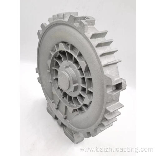 Custom-made cast aluminum pump body parts for compressor